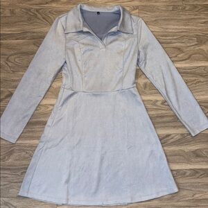 Elegant Light Gray Women's Dress